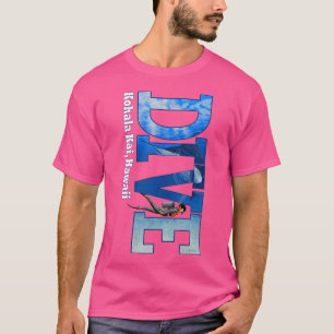 T-shirt Plongée sous-marine Kohala Kai Plongée avec tuba