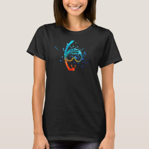T-shirt Plongée sous-marine Masque de plongée avec tuba Co