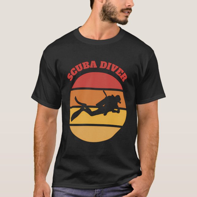 T-shirt Plongée sous-marine Mer profonde (Devant)