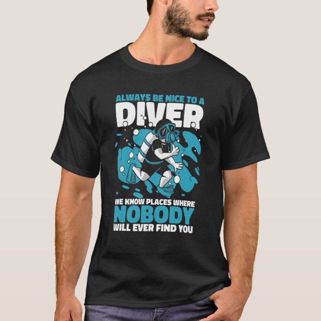 T-shirt Plongée sous-marine Ocean Diver (Devant)