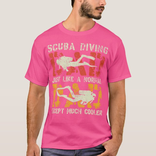 T-shirt Plongée sous-marine Papa Cool Plongée Plongée sous (Devant)