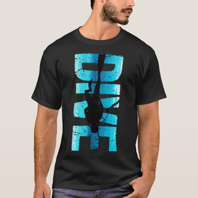 T-shirt Plongée sous-marine Papa Plongée Océan Plongée Fre (Devant)