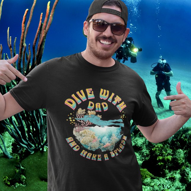 T-shirt Plongée sous-marine papa plongeur (Créateur téléchargé)