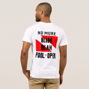 T-shirt Plongée sous-marine, pas plus Blah Blah Pool est o