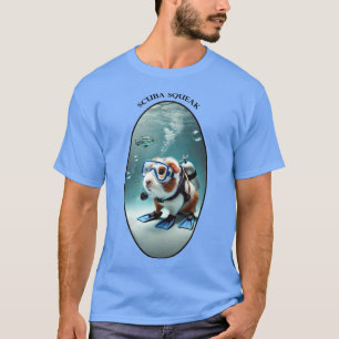 T-shirt Plongée sous-marine plongée Guinée Pig avec réserv