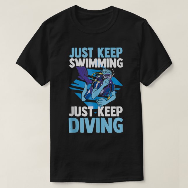 T-shirt Plongée sous-marine plongée plongée 12 (Design devant)