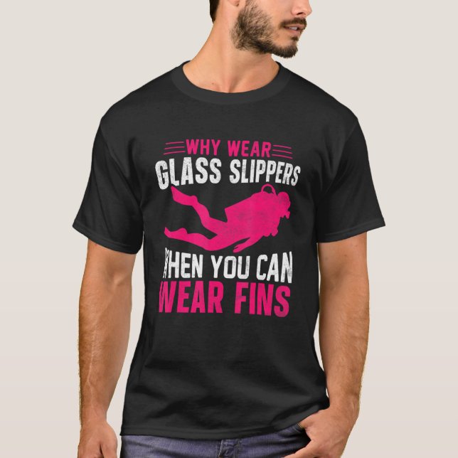 T-shirt Plongée sous-marine plongée plongée avec tuba (Devant)