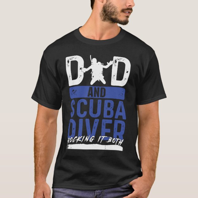 T-shirt Plongée sous-marine plongée plongée avec tuba (Devant)