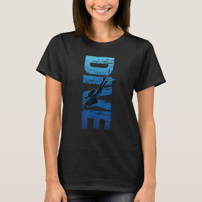 T-shirt Plongée sous-marine Plongée plongée plongée (Devant)