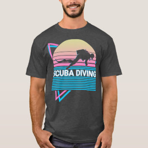 T-shirt Plongée sous-marine Plongée plongée Rétro