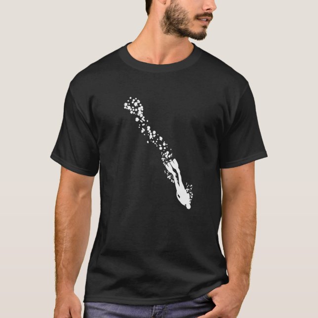 T-shirt Plongée sous-marine Plongée Plongée Snorkel Ocean  (Devant)