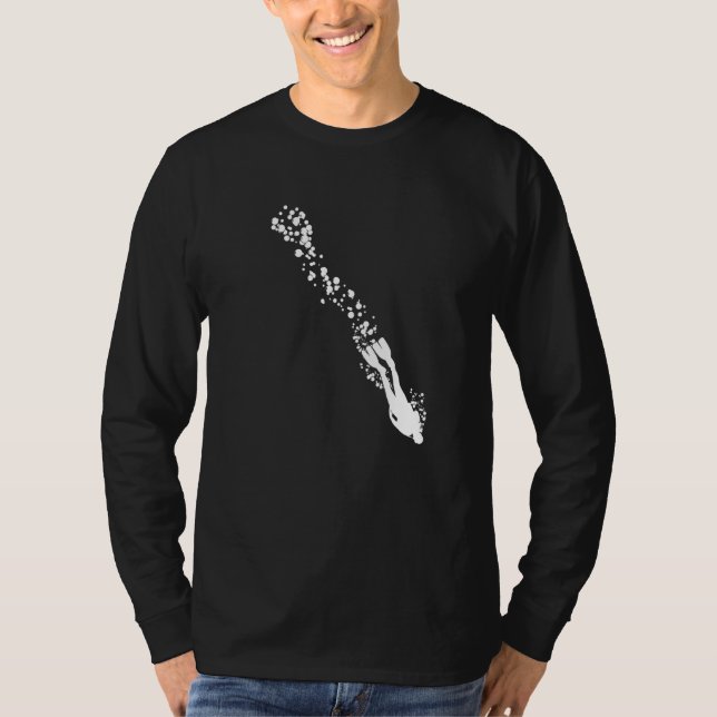 T-shirt Plongée sous-marine Plongée Plongée Snorkel Ocean  (Devant)