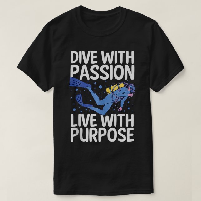 T-shirt Plongée sous-marine plongeur 1 (Design devant)
