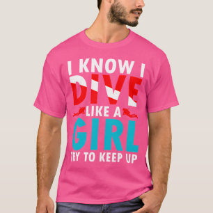 T-shirt Plongée sous-marine pour plongée sous-marine Drape