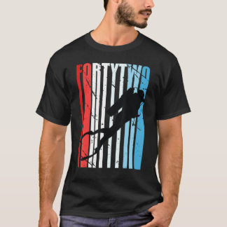 T-shirt Plongée sous-marine rétro 42e anniversaire Deep Se
