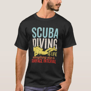 T-shirt Plongée sous-marine vintage Plongeur sous-marin oc
