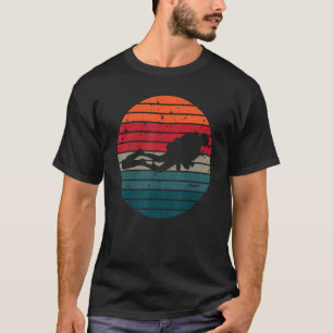 T-shirt Plongée sous-marine Vintage Retro Ocean Plongeur p