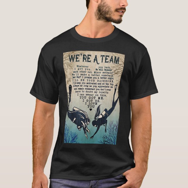 T-shirt Plongée sous-marine - We&x27 ; re A Team Classic T (Devant)