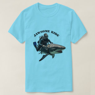 T-shirt Plongée vintage de la SCUBA Plongée chevauchant un