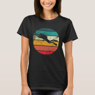 T-shirt Plongée vintage Plongée Retro Plongeur 2