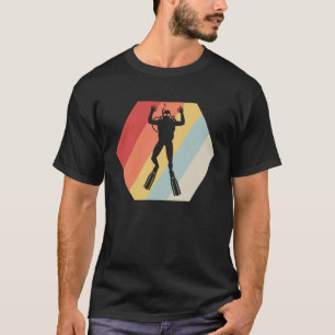 T-shirt Plongée vintage Plongée Retro Plongeur 3