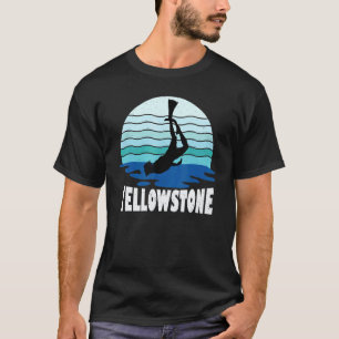 T-shirt Plongée Yellowstone Un snorkeling sous l'eau ou Sc