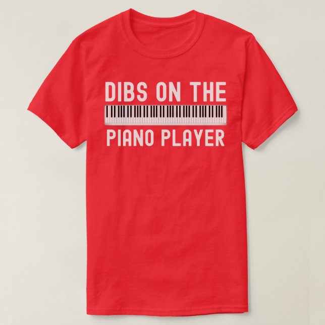 T-shirt plongées sur le pianisteTShirt (Design devant)