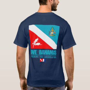 T-shirt Plongent les Bahamas (carrées)