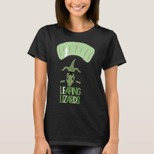 T-shirt Plongeon de lézards parachutisme graphique de rept
