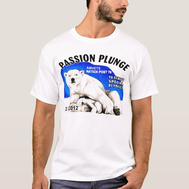 T-shirt Plongeon de passion (Devant)