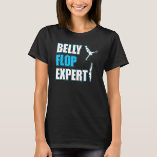 T-shirt Plongeon de plate-forme humour  Plongeon de trempl