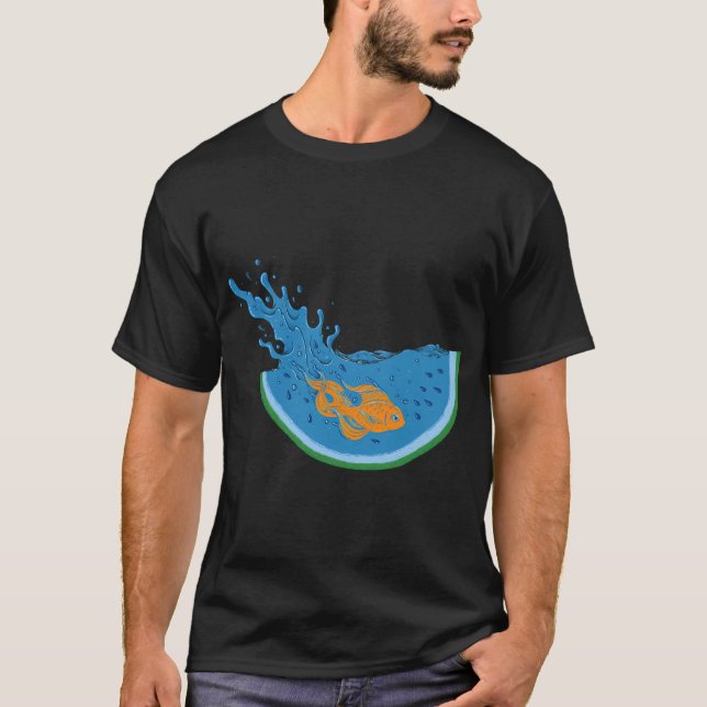 T-shirt Plongeon pastèque (Devant)