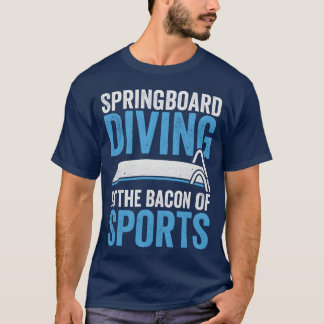 T-shirt Plongeon sur tremplin Ishe Bacon Des sports ami fa