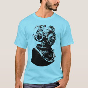 T-shirt Plongeur autonome antique
