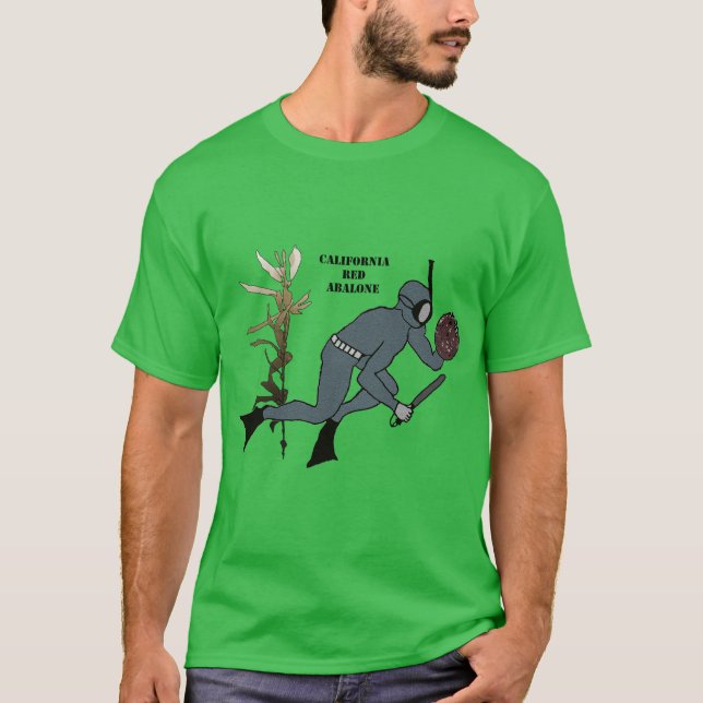 T-shirt Plongeur d'balone vintage avec Kelp URM (Devant)