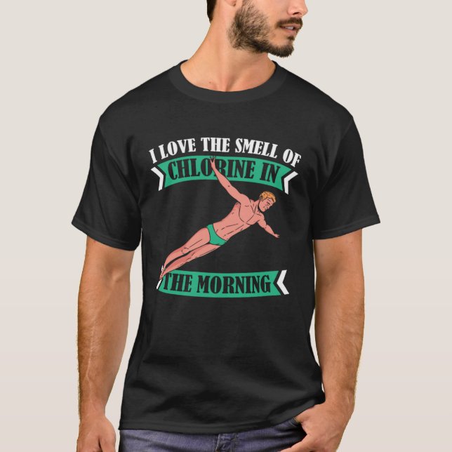 T-shirt Plongeur de plateforme Chloration Plongeon sur tre (Devant)