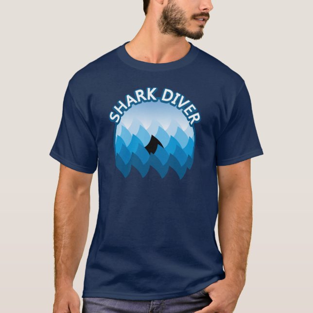 T-shirt Plongeur de requins (Devant)