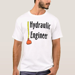 T-shirt Plongeur de toilettes de l'ingénieur hydraulique