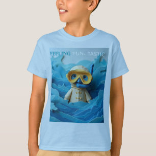 T-shirt Plongeur en apnée se sentant super bien