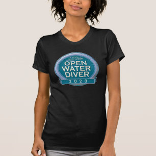 T-shirt Plongeur en eau libre certifié sur mesure