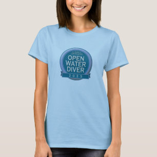 T-shirt Plongeur en eau libre certifié sur mesure