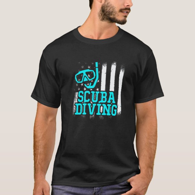 T-shirt Plongeur en plongée sous-marine 3 (Devant)