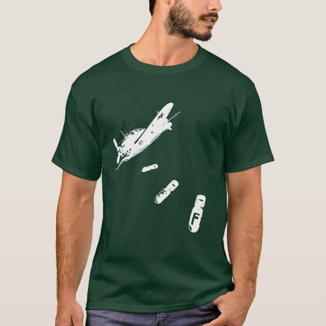 T-shirt Plongeur F-Bomb (blanc) (Devant)