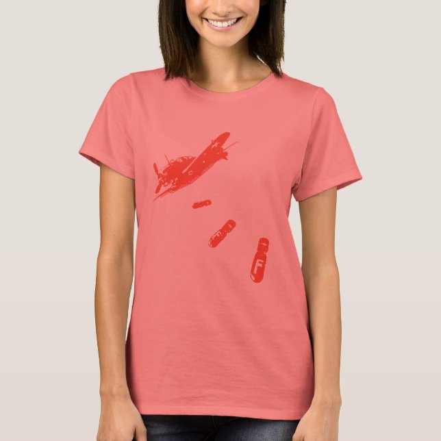 T-shirt Plongeur F-Bomb (orange) (Devant)