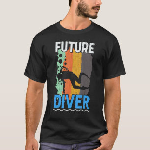 T-shirt Plongeur futuriste incroyable Plongeurs en scapha