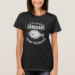 T-shirt plongeur pêcheur de sanddab plongée biologiste sou