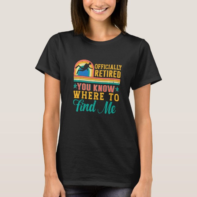 T-shirt Plongeur Retraité Plongeur Retro Plongée sous-mari (Devant)
