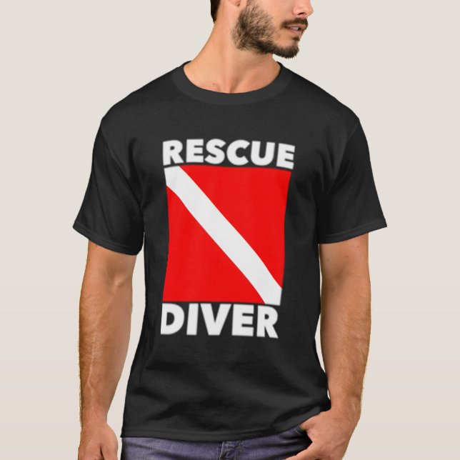 T-shirt Plongeur Secouru Certifié (Devant)