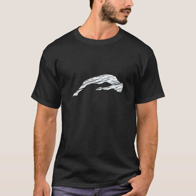 T-shirt Plongeur sous-marin de plongée incroyable (Devant)