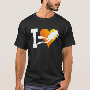T-shirt Plongeur sous-marin Hommes Femmes